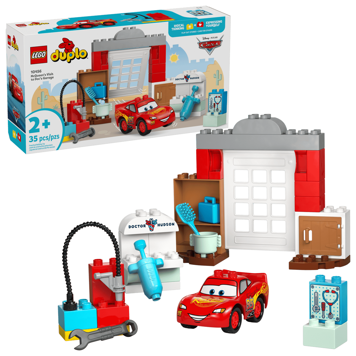 LEGO® DUPLO® McQueen's Visit to Doc's Garage