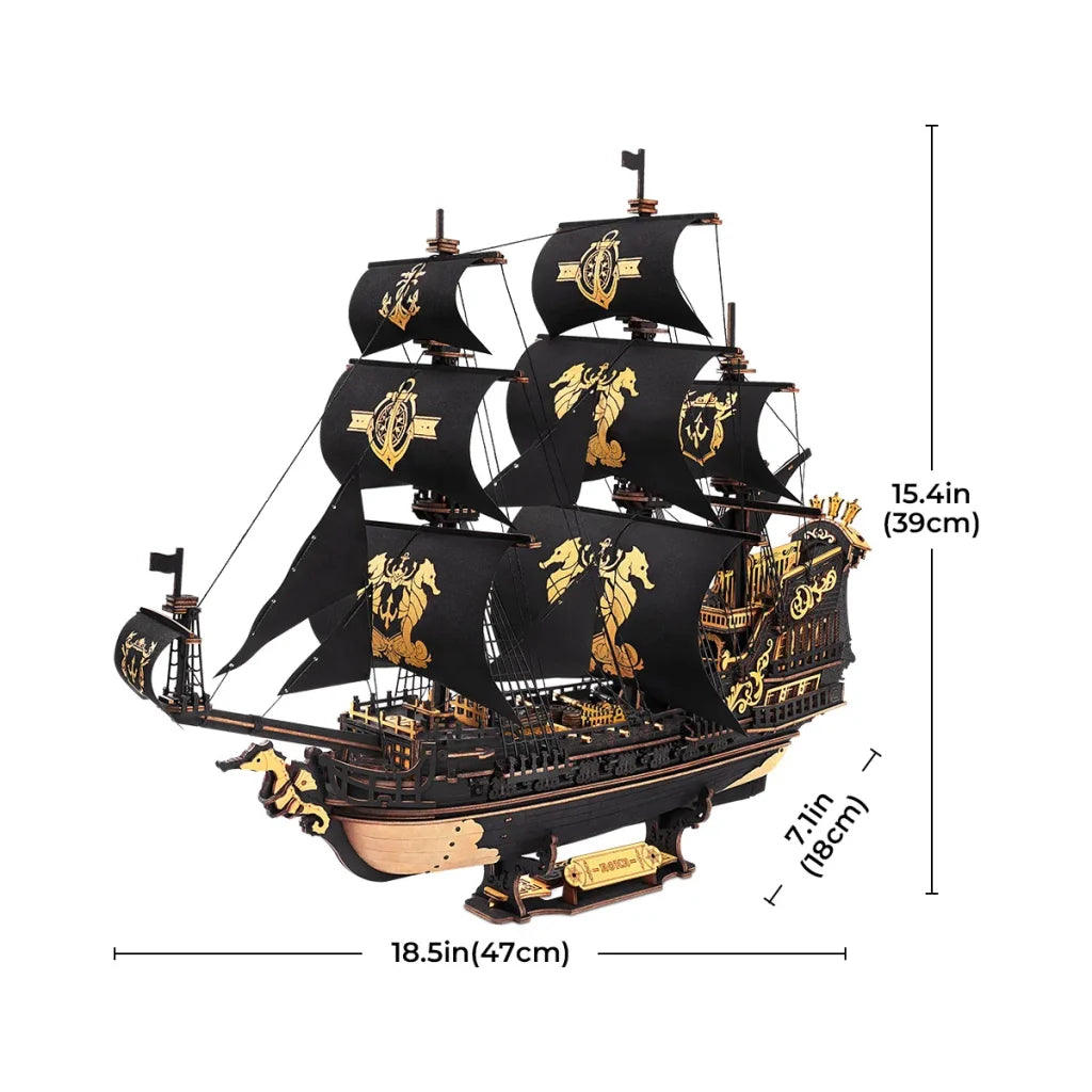 LegenZ Baroque Warship 3D Wooden Puzzle