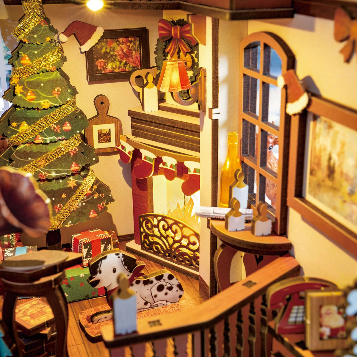 Rolife DIY Book Nook - Christmas Indoor Scene