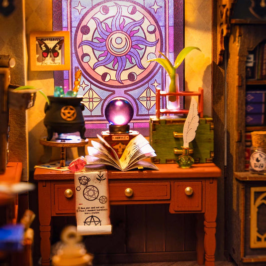 Rolife Miniature House - The Magic Study