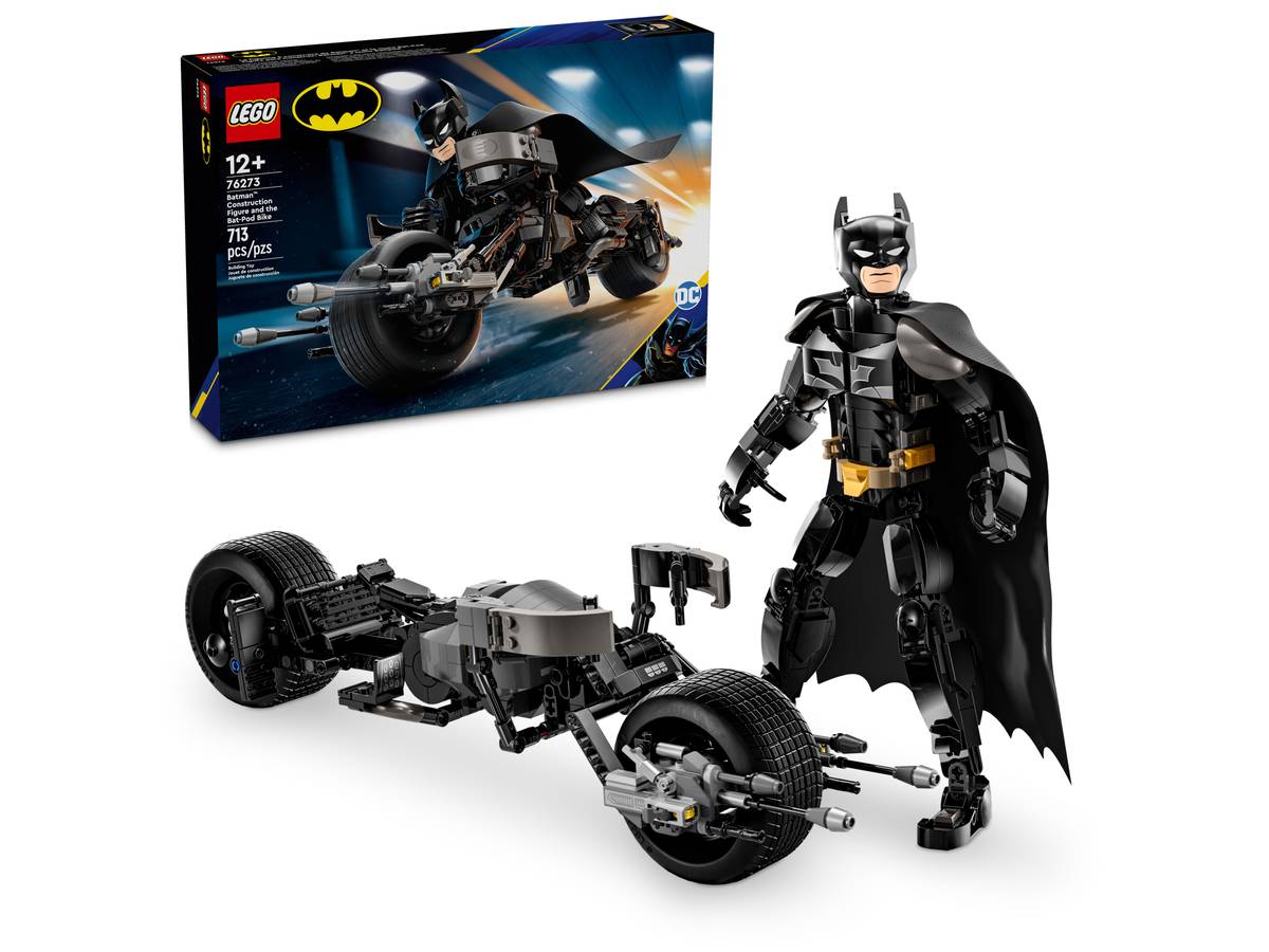 LEGO® Batman™ Construction Figure and the Bat-Pod Bike