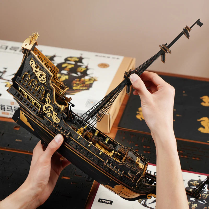 LegenZ Baroque Warship 3D Wooden Puzzle