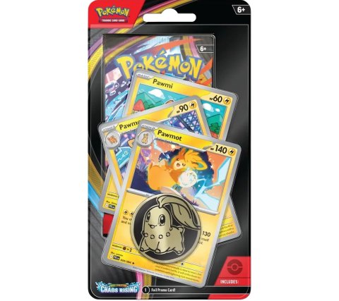 Pokémon Chaos Rising Premium Checklane Blister Pawmot Promo