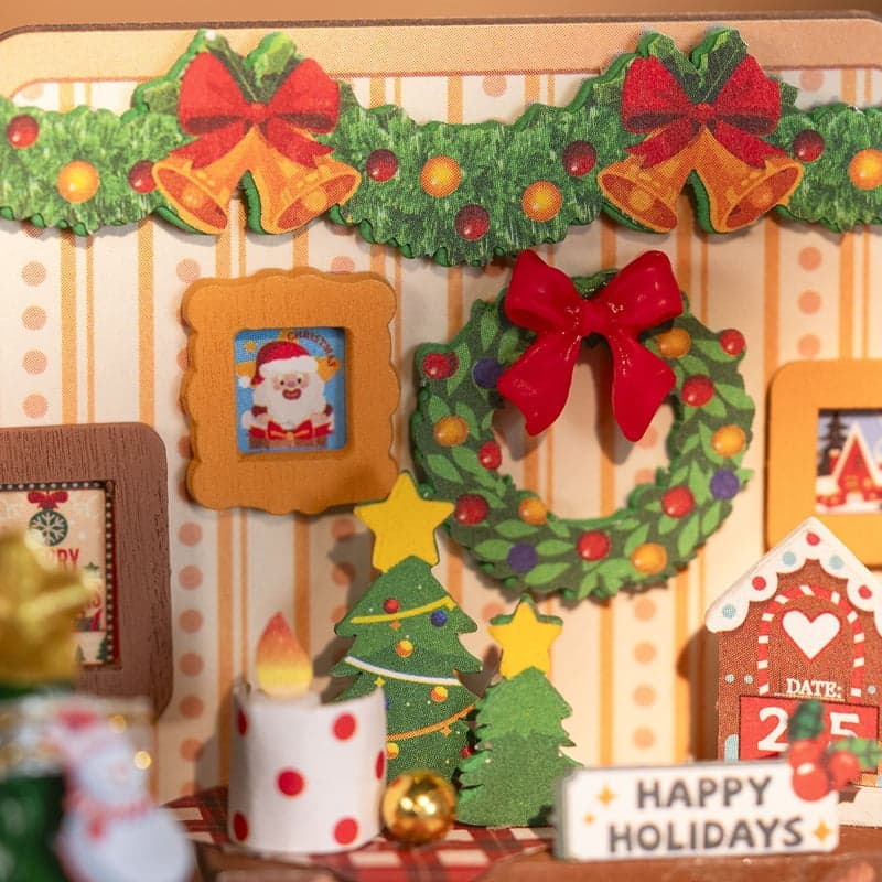 Rolife DIY Miniature House- Christmas Fireplace
