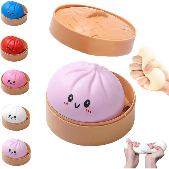 Dumpling Squishy Common assorted surprise stress-relief toy 10cm