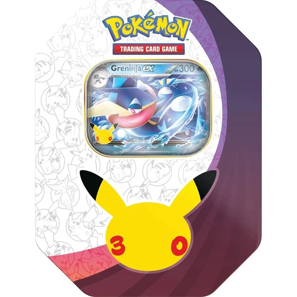 Pokémon 30th Celebration EX Tin Greninja