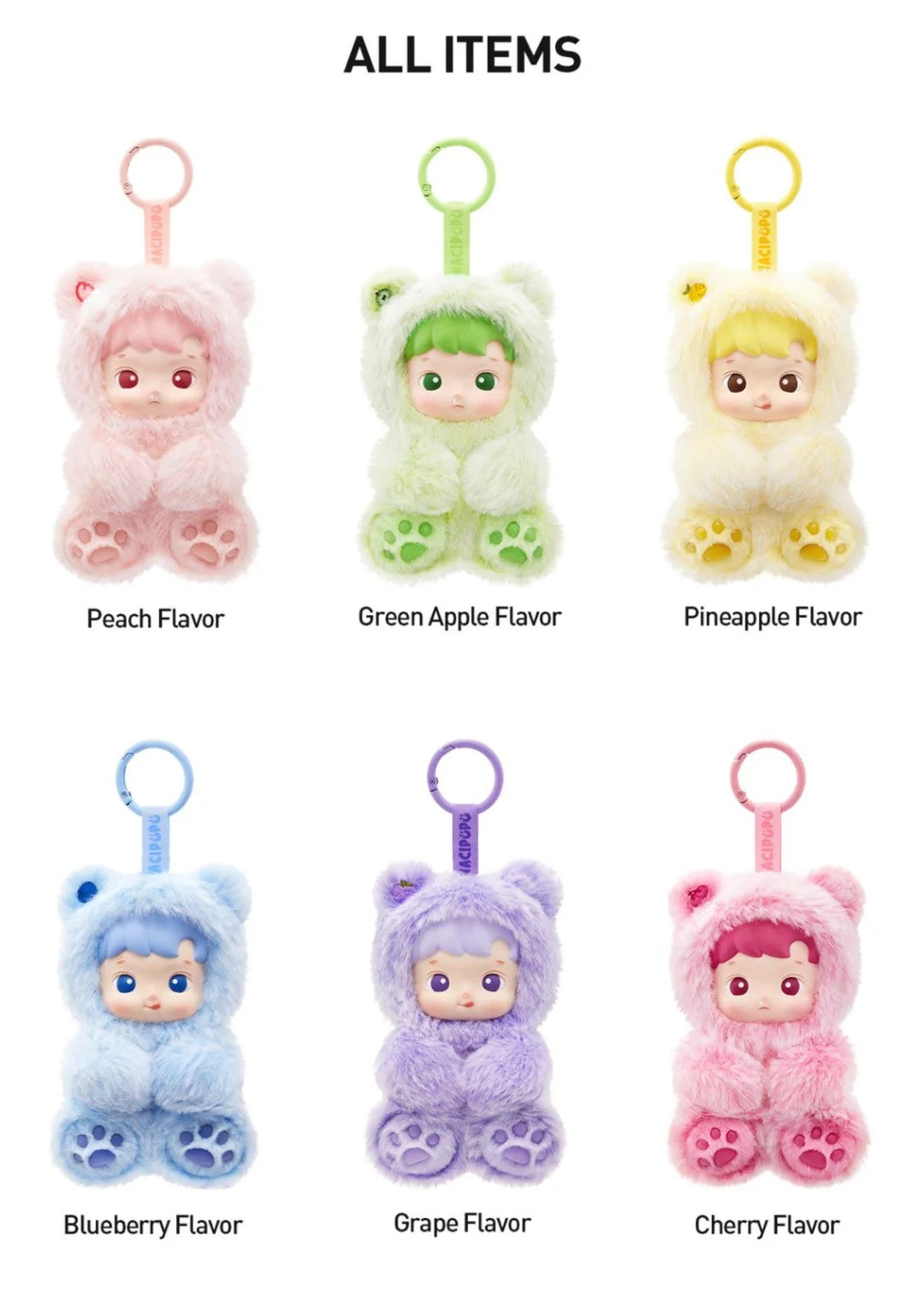 Hacipupu Gummy Bear Keychain