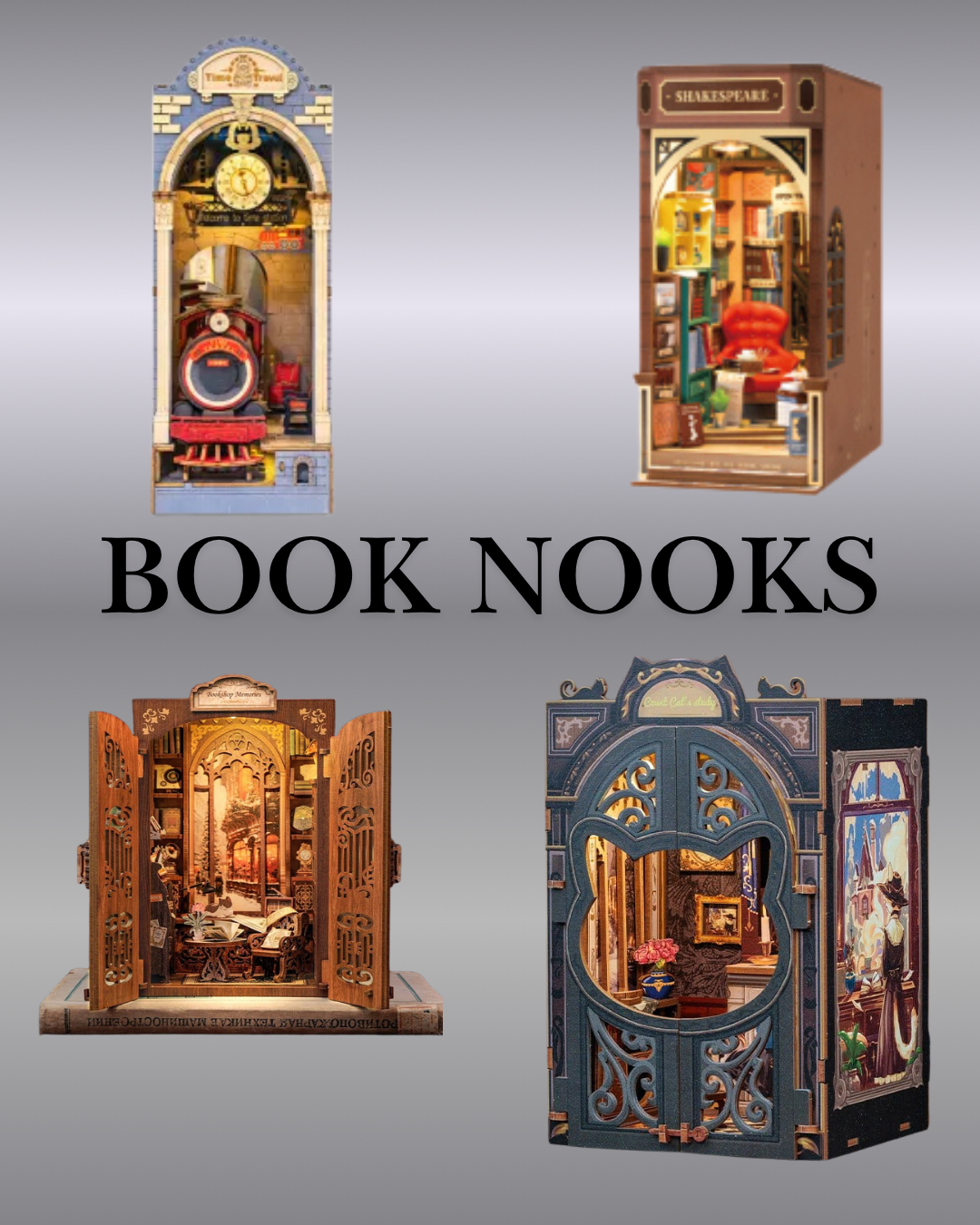 BOOK NOOKS 3D PUZZLES