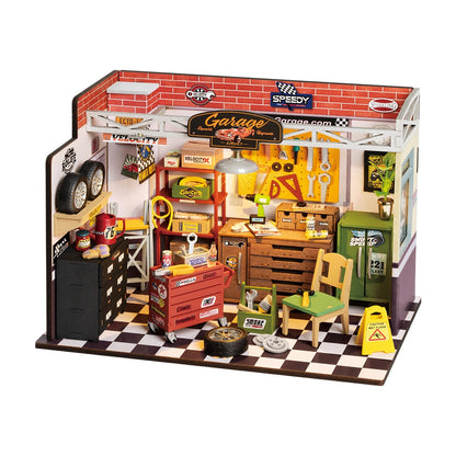 Rolife Miniature House Kit - Garage Workshop