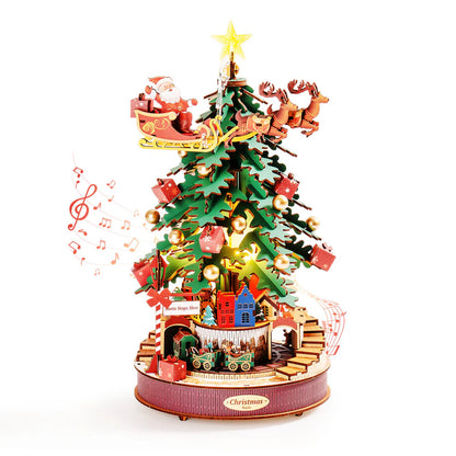 Rolife 3D Wooden Puzzle- Christmas Melody Tree Music Dreamer