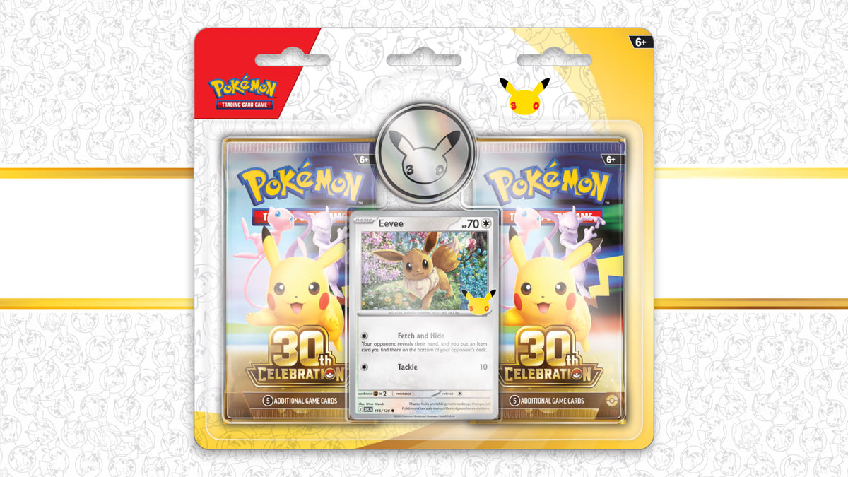 Pokemon 30th  2-pack blister
