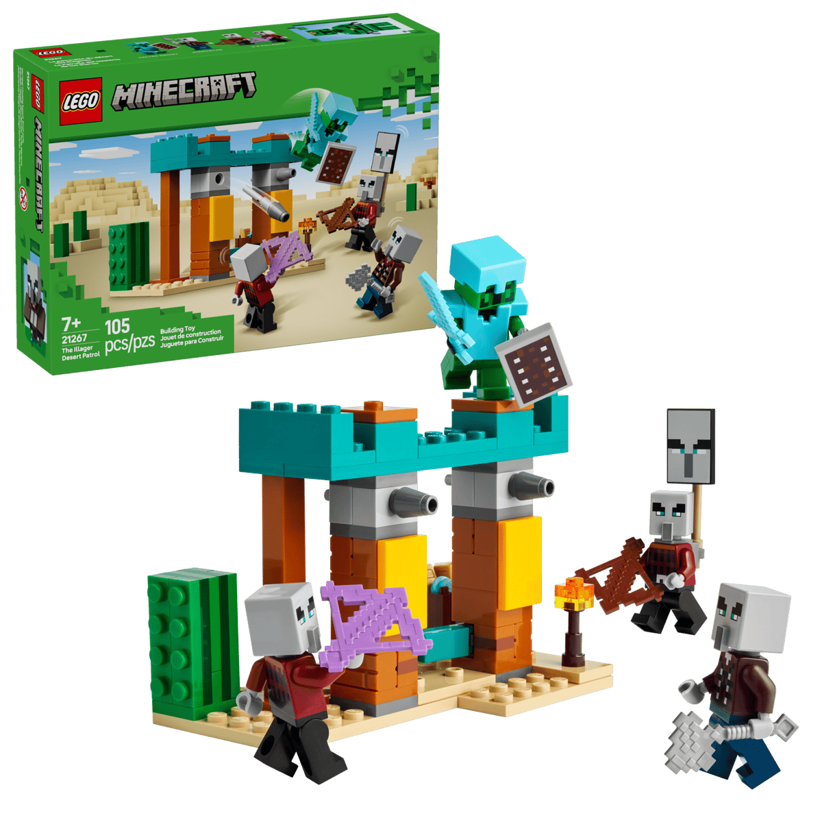 LEGO® Minecraft® The Illager Desert Patrol