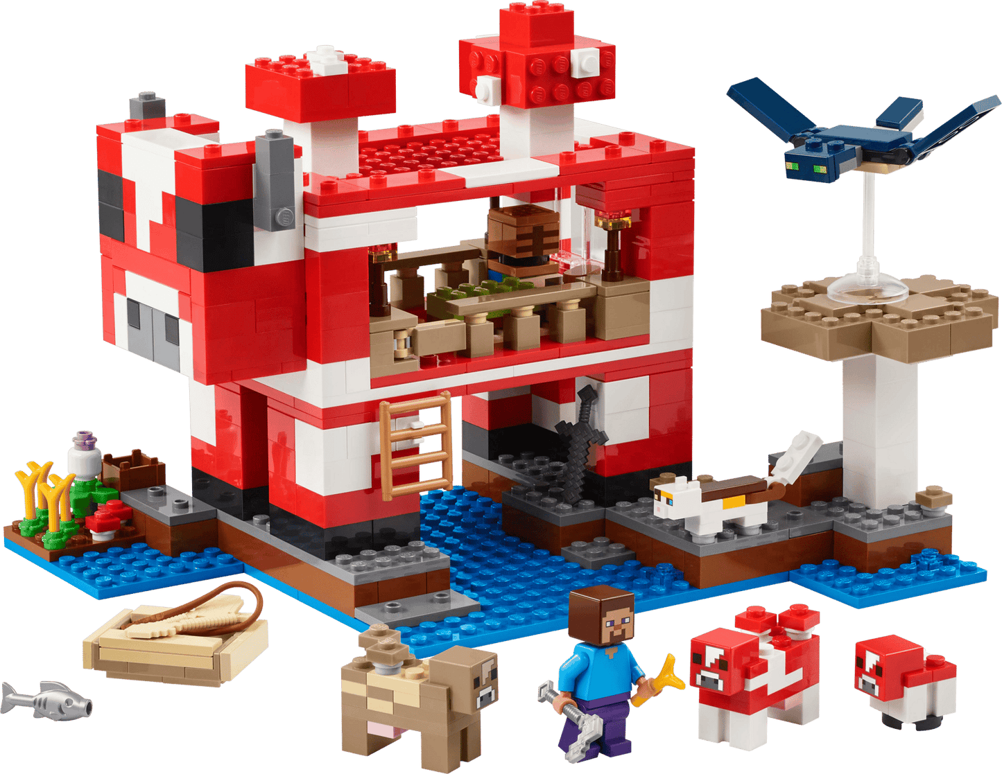 LEGO® Minecraft® The Mooshroom House