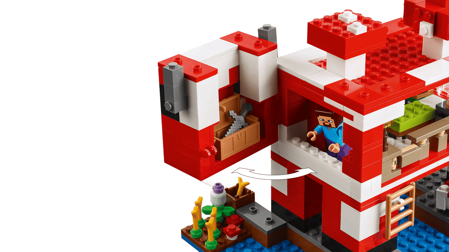 LEGO® Minecraft® The Mooshroom House