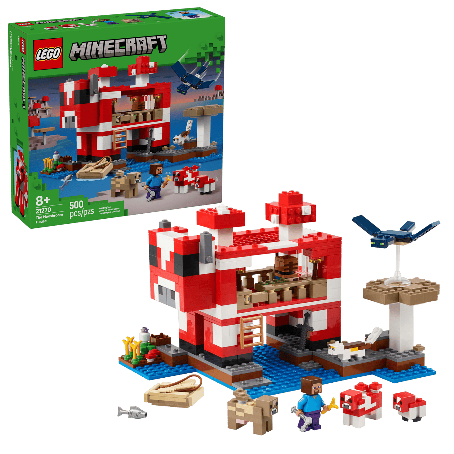 LEGO® Minecraft® The Mooshroom House