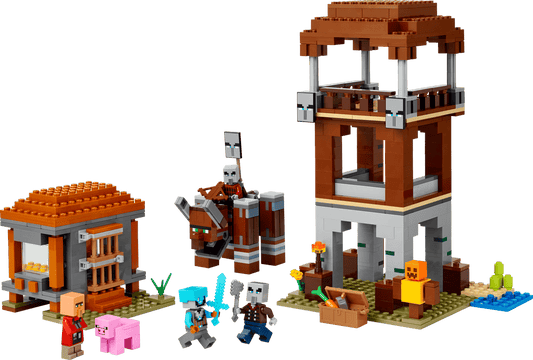 LEGO® Minecraft® The Pillager Outpost and Ravager