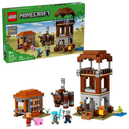 LEGO® Minecraft® The Pillager Outpost and Ravager