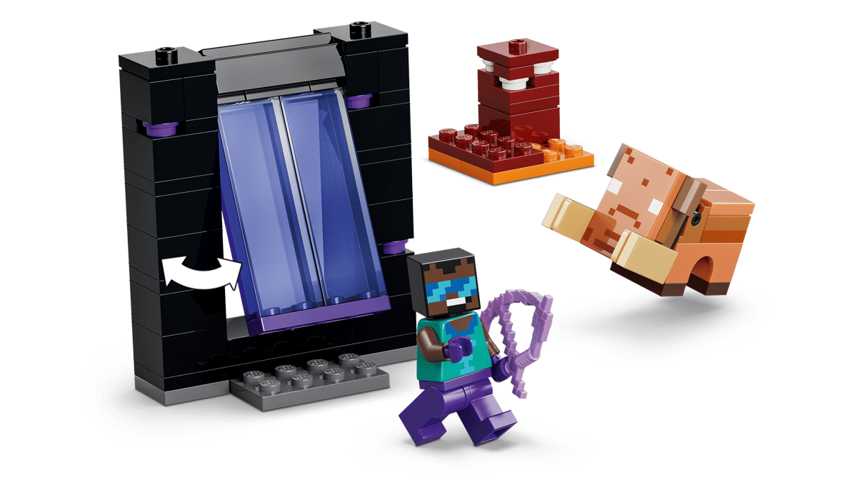 LEGO® Minecraft® Nether & End Portal Journey