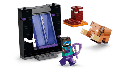 LEGO® Minecraft® Nether & End Portal Journey