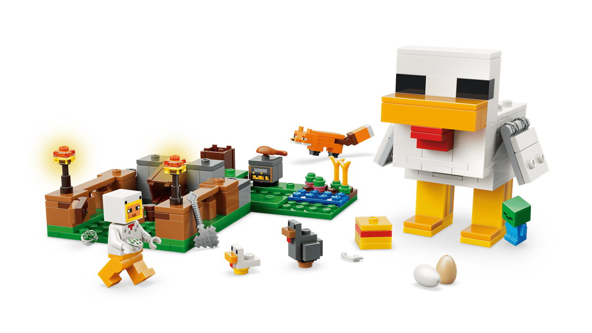 LEGO® Minecraft® Chicken Farm