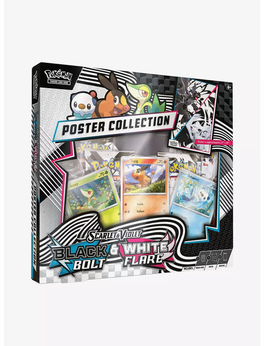 Pokemon Black Bolt and White Flare Poster Collection