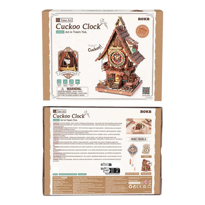 ROKR Mechanical 3D Wooden Puzzle- Cuckoo Clock
