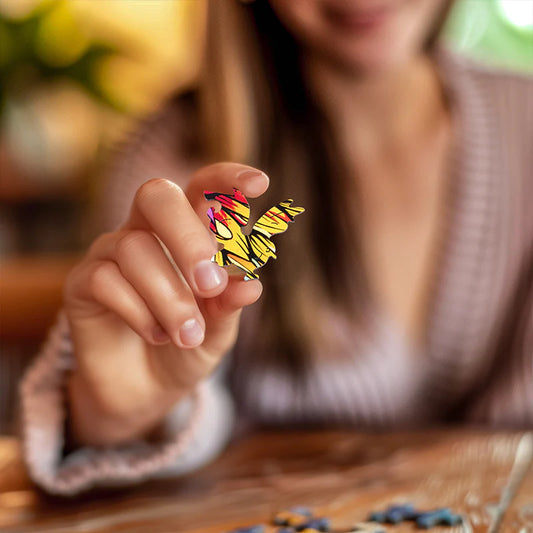 Rowood Colorful Wooden Jigsaw Puzzle- Owl