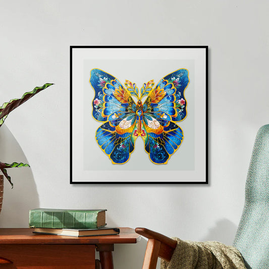 Rowood Wooden Jigsaw Puzzle- Morpho Helena