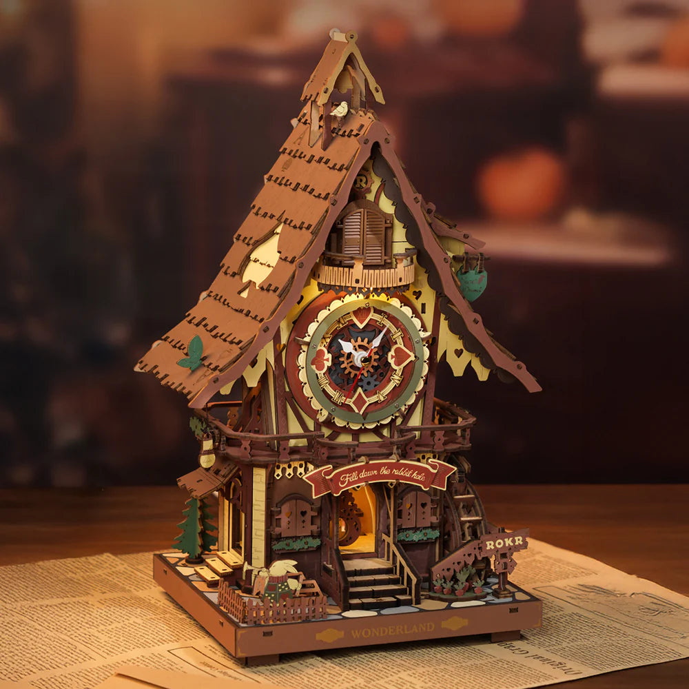 ROKR Mechanical 3D Wooden Puzzle- Cuckoo Clock