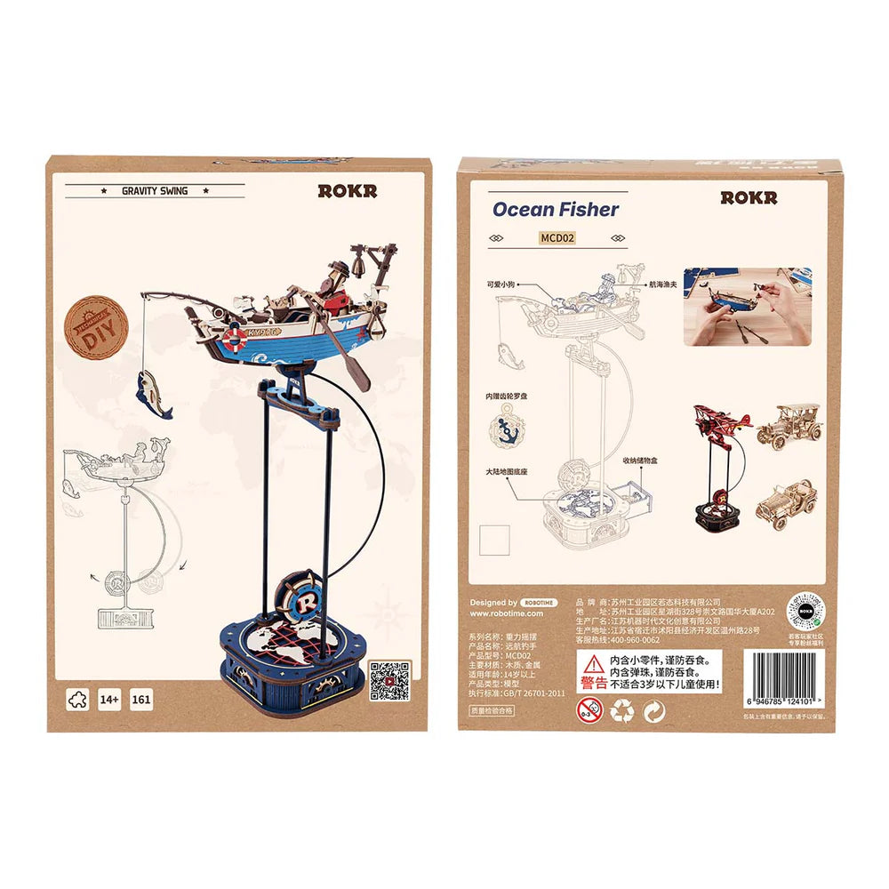 ROKR Pendulum Balance Toy 3D Puzzle- Ocean Fisher