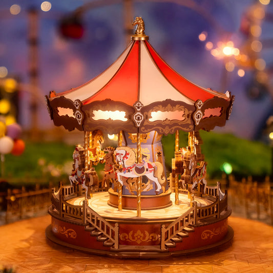 Rolife 3D Wooden Puzzle - Classic Carousel