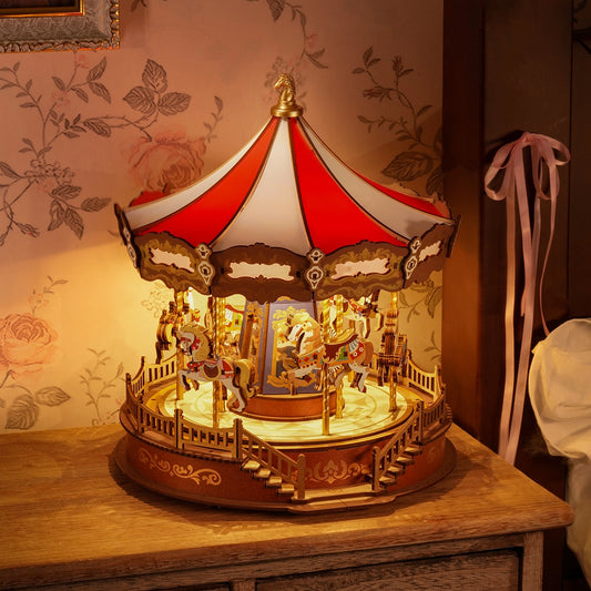 Rolife 3D Wooden Puzzle - Classic Carousel