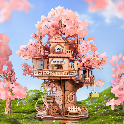 Rolife House DIY Wooden 3D Puzzle- Sakura Tree