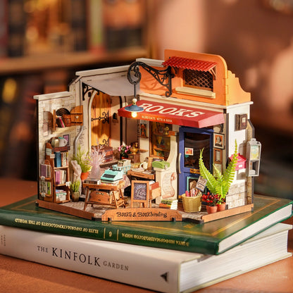 Rolife Miniature House Kit - Corner Bookstore