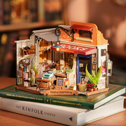 Rolife Miniature House Kit - Corner Bookstore