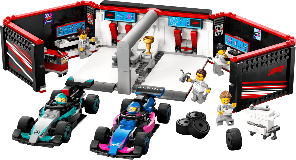 LEGO® City F1® Garage & Mercedes-AMG & Alpine Cars