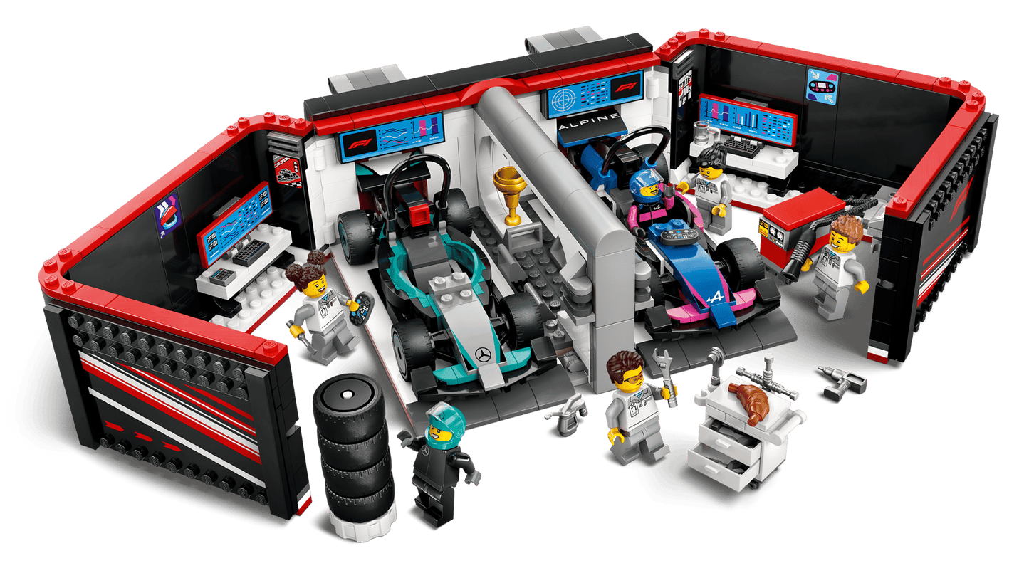 LEGO® City F1® Garage & Mercedes-AMG & Alpine Cars
