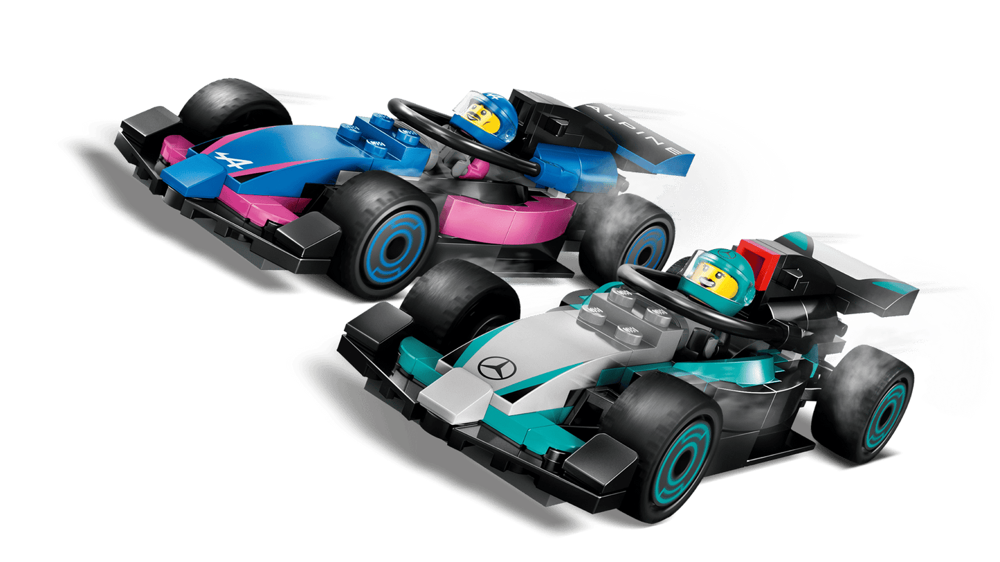LEGO® City F1® Garage & Mercedes-AMG & Alpine Cars