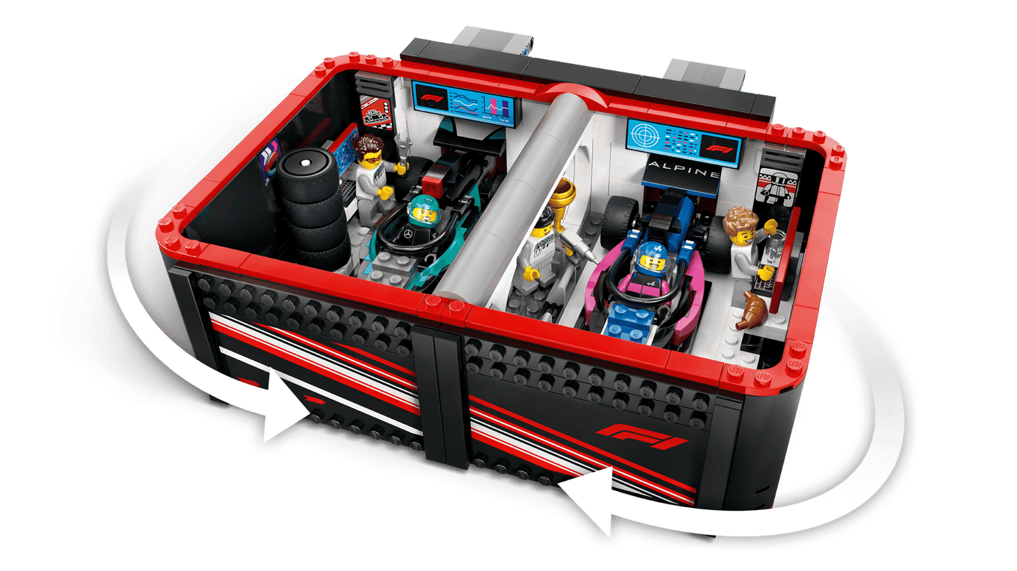 LEGO® City F1® Garage & Mercedes-AMG & Alpine Cars