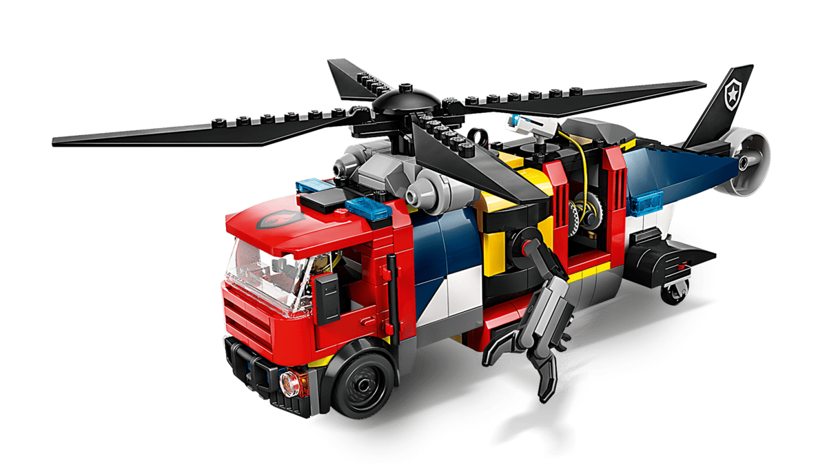 LEGO® City Helicopter, Fire Truck & Submarine Remix
