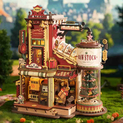 ROKR Wooden Music Box- Christmas Dream Gift Factory