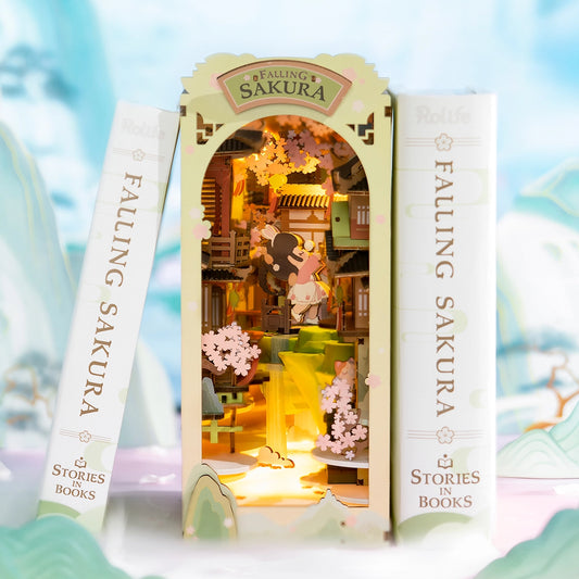 Rolife Book Nook- Falling Sakura