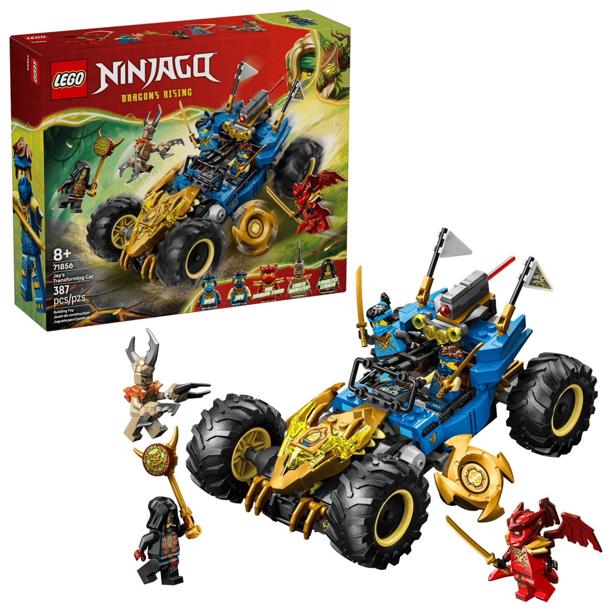 LEGO® NINJAGO® Jay's Transforming Car