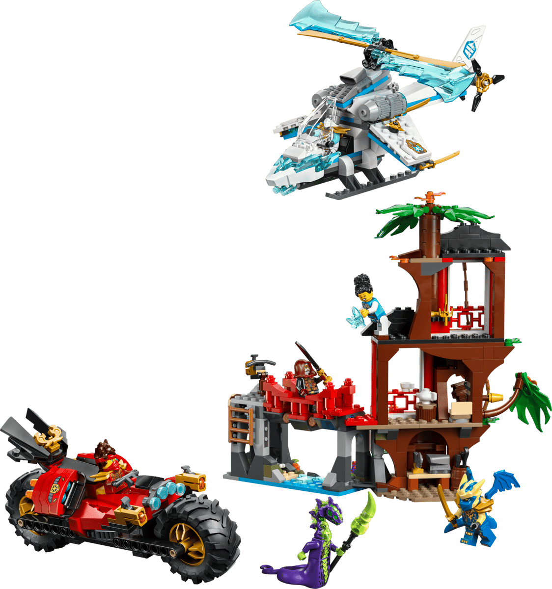 LEGO® NINJAGO® Ninja Vehicle Tree House Battle