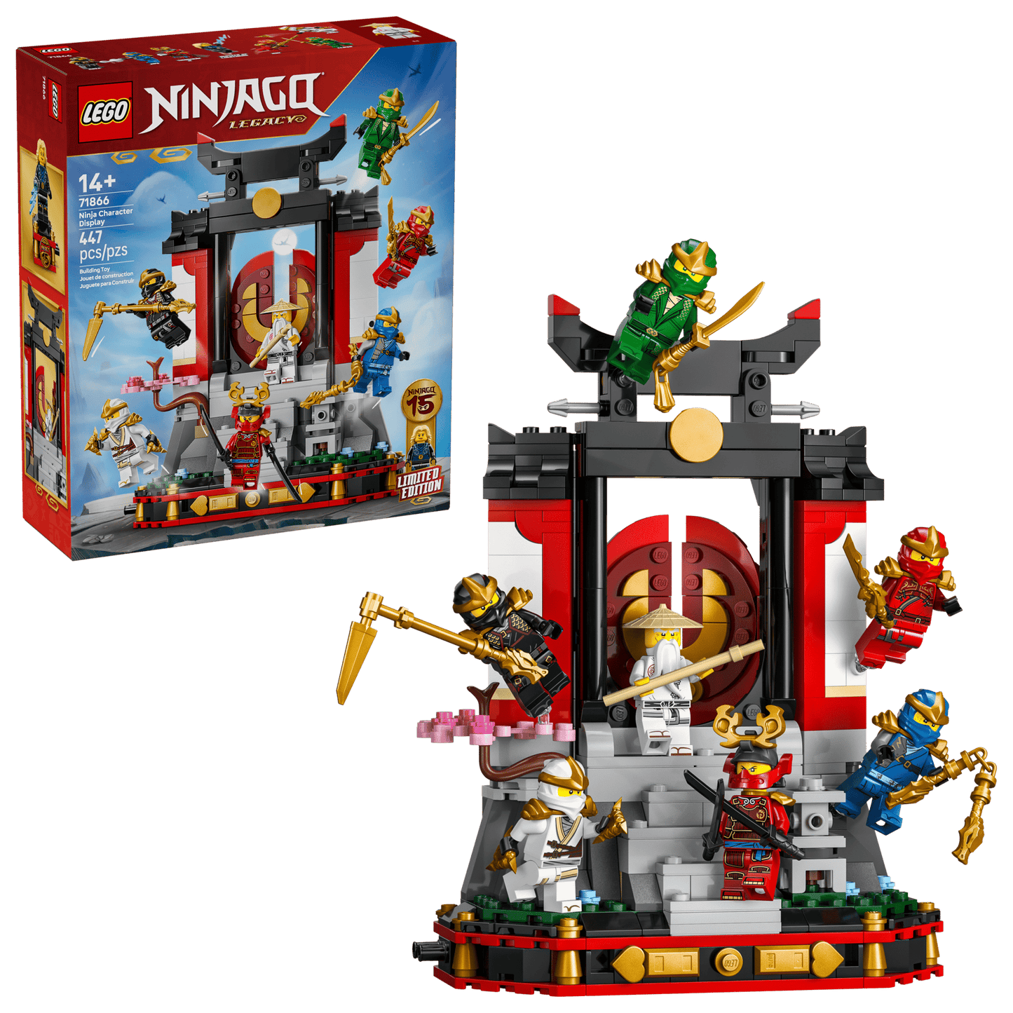 LEGO® NINJAGO Ninja Character Display 15th Anniversary