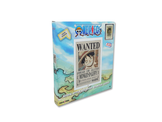 One Piece LED Wall Lamp Light Wanted Luffy 30 cm