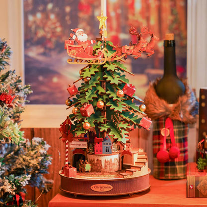 Rolife 3D Wooden Puzzle- Christmas Melody Tree Music Dreamer
