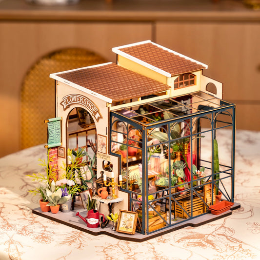 Rolife Miniature Dollhouse - Emily's Flower Shop