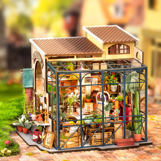 Rolife Miniature Dollhouse - Emily's Flower Shop