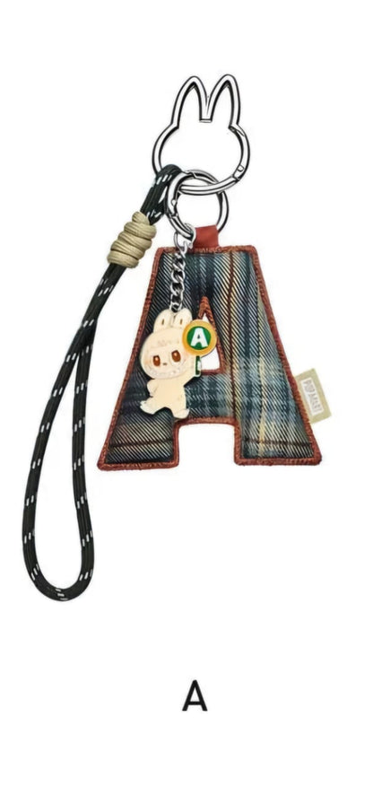 Labubu “Pin for Love” Letter Pendant (A-Z)